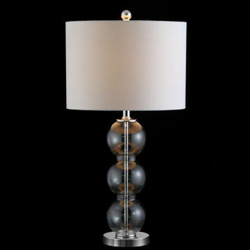 Bella 27" Glass Triple Sphere LED Table Lamp - JONATHAN Y